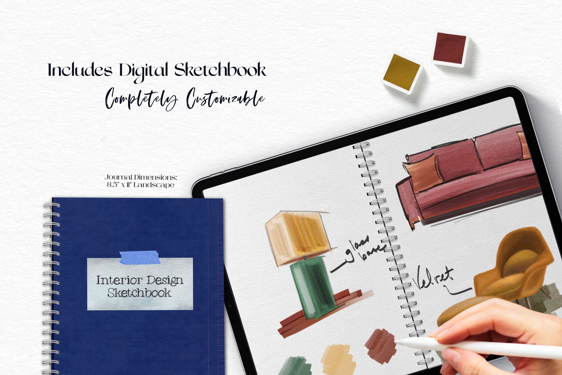 Interior Design Marker Sketchbook Kit