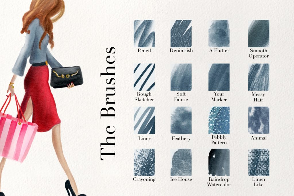 Fashion Lifestyle Set for Procreate - Sofydoll Designs