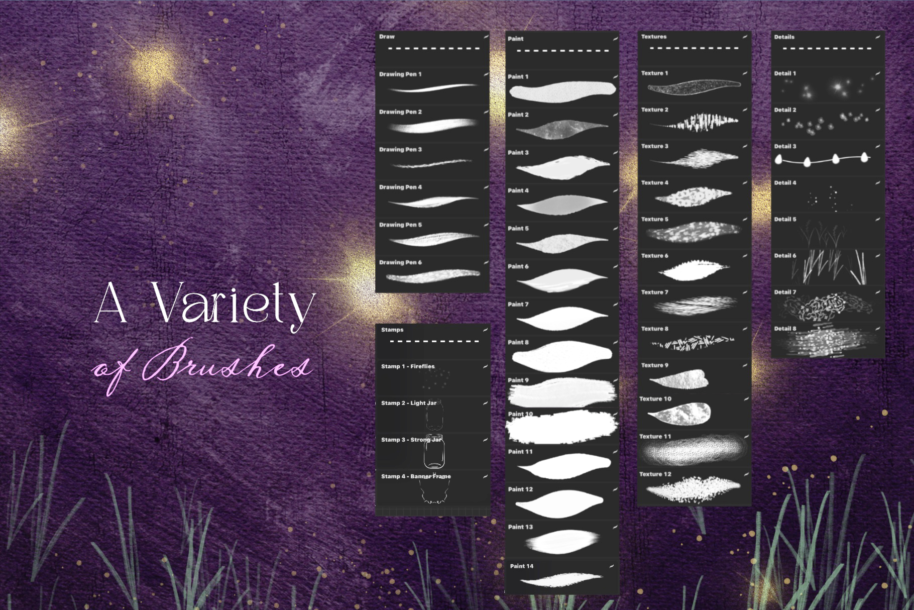 The Enchanted Brushset for Procreate - Sofydoll Designs